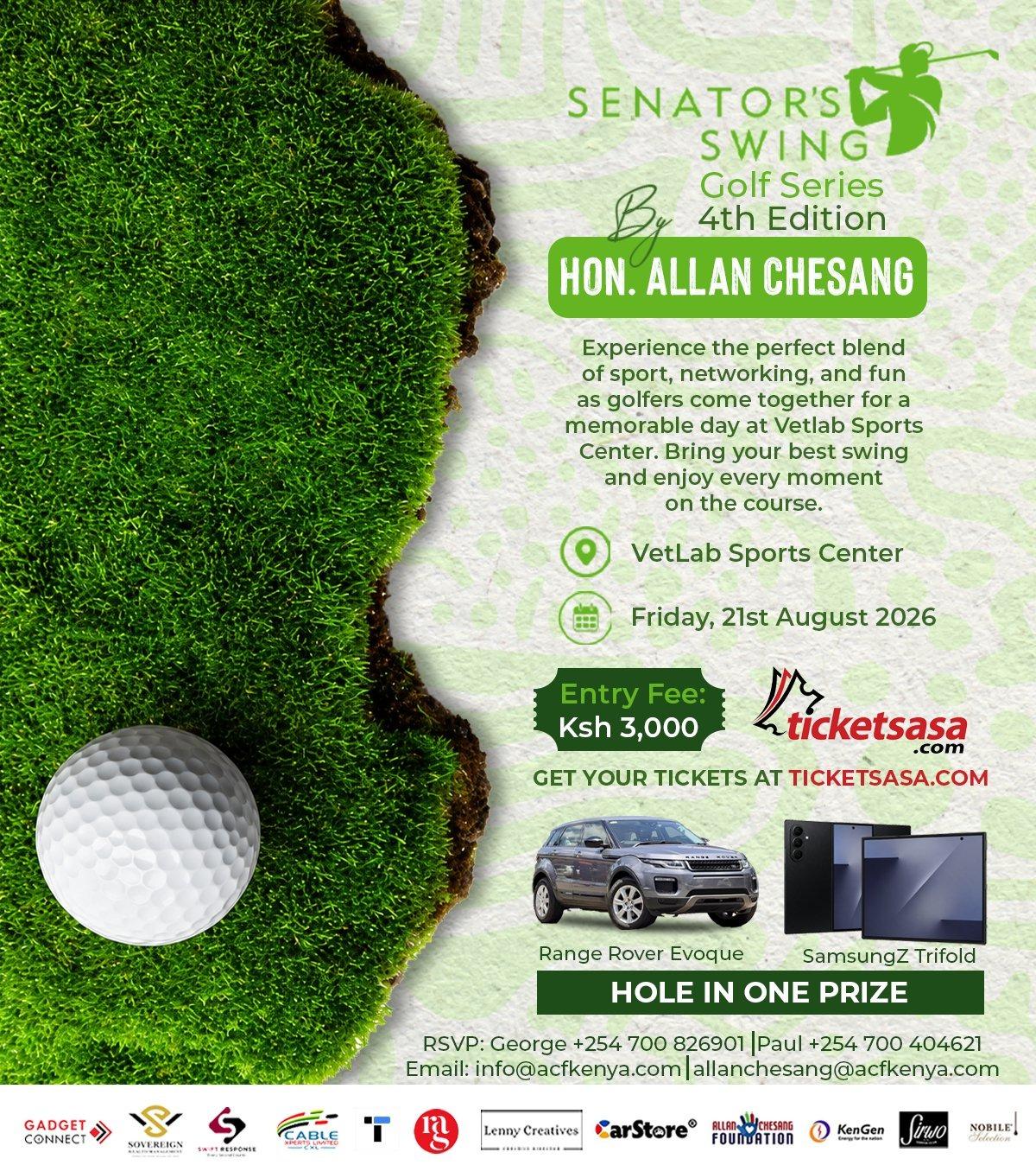 Golfers at the Senator's Swing Golf Series